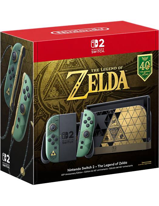 Nintendo Switch 2 The Legend of Zelda 40th Anniversary Edition
