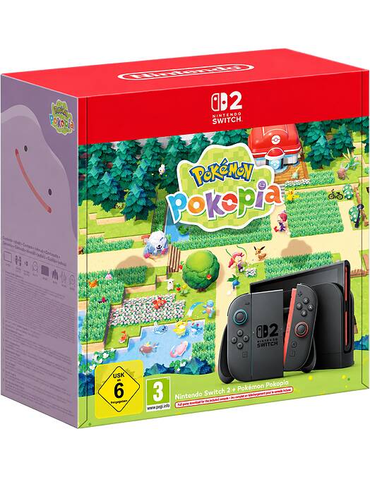 Nintendo Switch 2 z igro Pokemon Pokopia - koda na kartončku