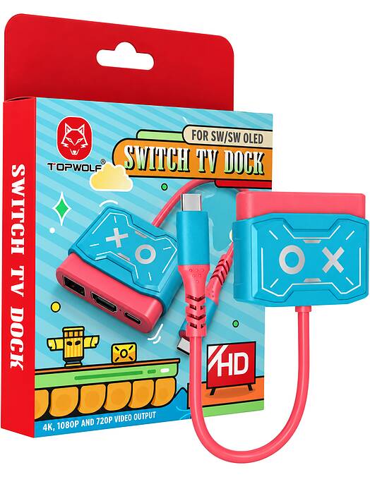 Nintendo Switch HDMI potovalni adapter za TV