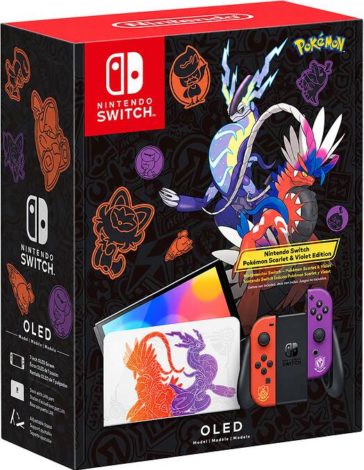 Nintendo Switch OLED Pokemon Scarlet and Violet Limited Edition