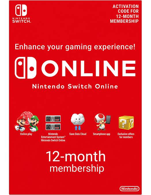 Nintendo Switch Online Membership 12 mesecev