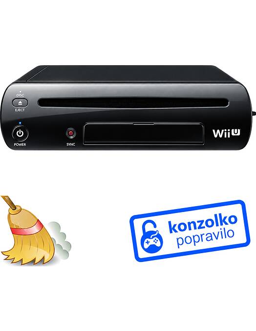 Nintendo Wii U temeljito čiščenje in menjava termalne paste