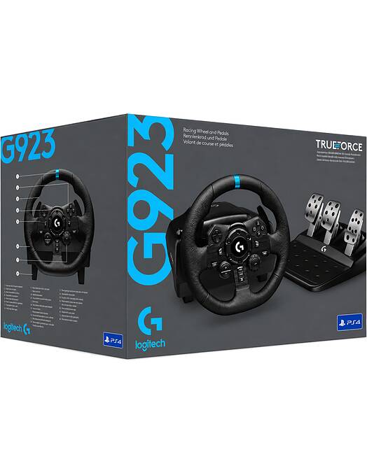Obnovljen Logitech G923 dirkalni volan za PS5 & PS4 & PC + 2 leti garancije
