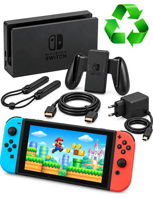 Obnovljen Nintendo Switch + 2 leti garancije