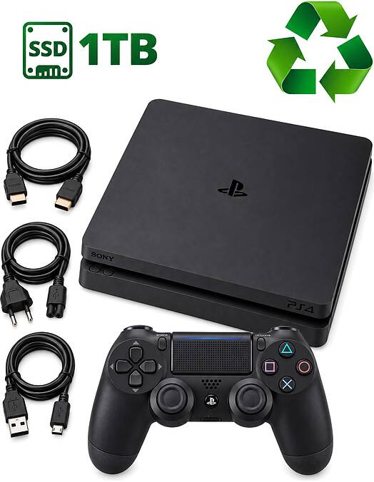 Obnovljen PlayStation 4 Slim 1TB SSD + 2 leti garancije