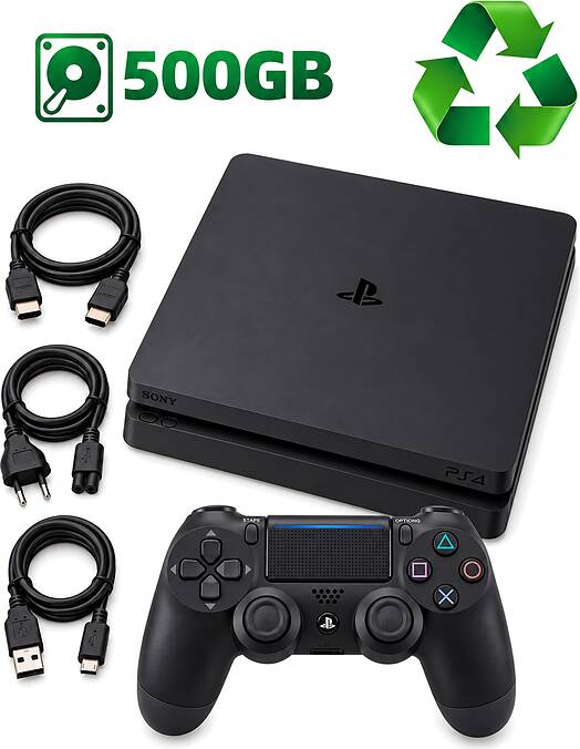 Obnovljen PlayStation 4 Slim 500GB + 2 leti garancije