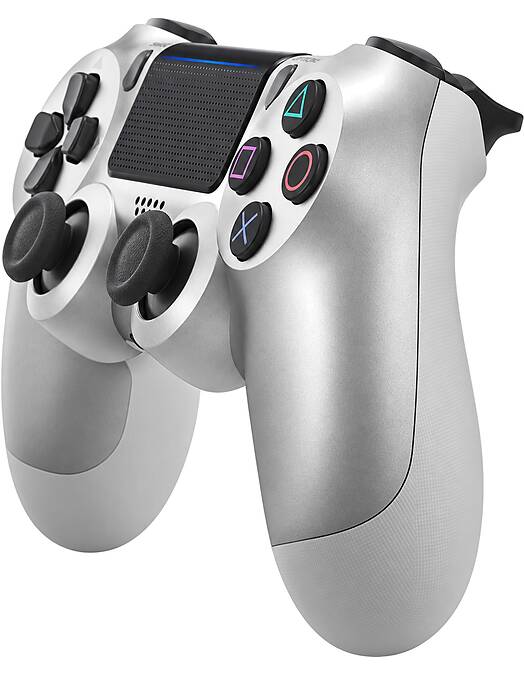 Obnovljen PS4 DualShock 4 brezžični kontroler srebrne barve + 2 leti garancije