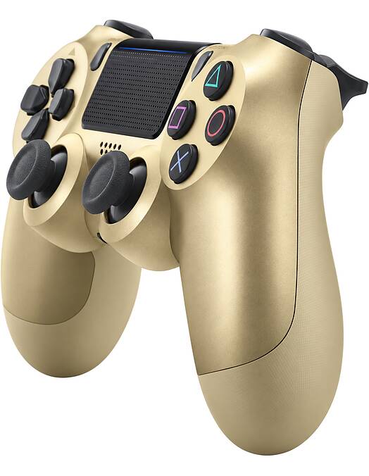 Obnovljen PS4 DualShock 4 brezžični kontroler zlate barve + 2 leti garancije