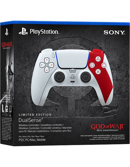 Playstation 5 DualSense God of War 20th Anniversary Limited Edition