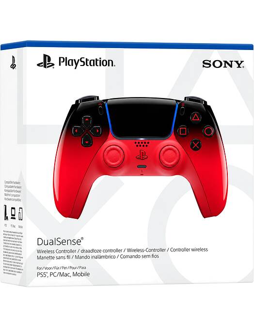 Playstation 5 DualSense v3 kontroler Techno Red