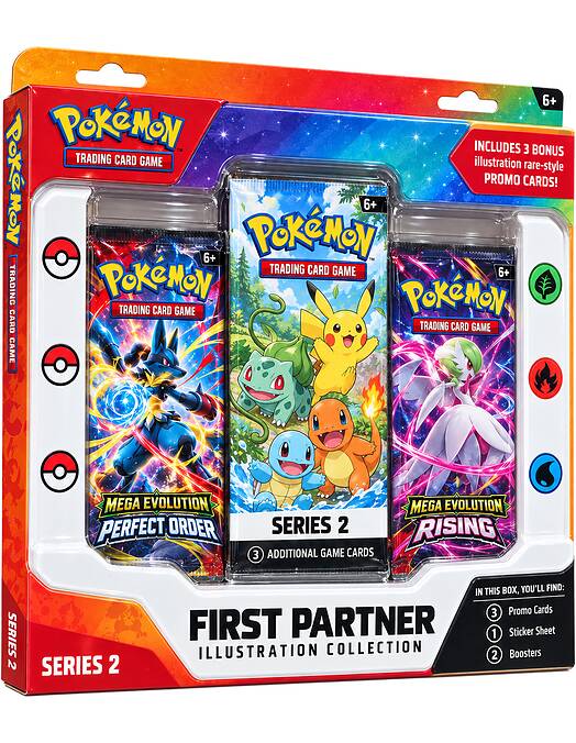 Pokemon TCG First Partner Illustration Collection Series 2 komplet igralnih kart
