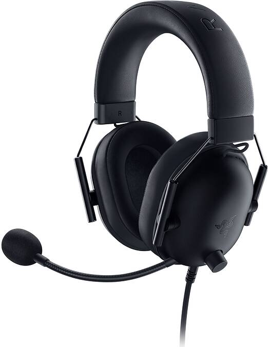 Razer BlackShark V2 X žične slušalke črne barve za PS5 & PS4 & PC