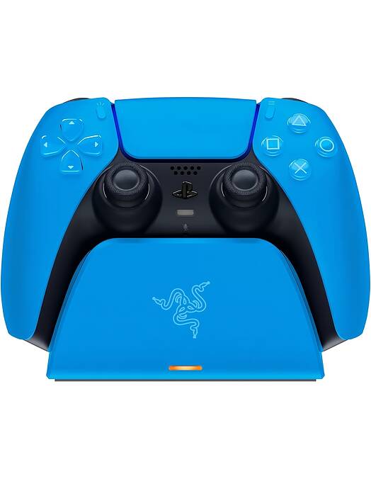 Razer hitra polnilna postaja za PlayStation 5 kontroler modre barve