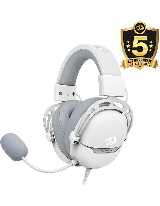 Redragon Aurora H376PP žične igralne slušalke bele barve