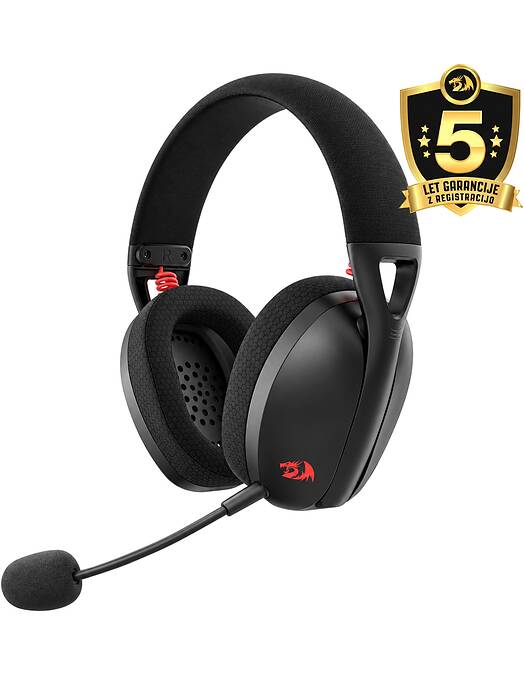 Redragon Ire Pro H848 brezžične gaming slušalke črne barve