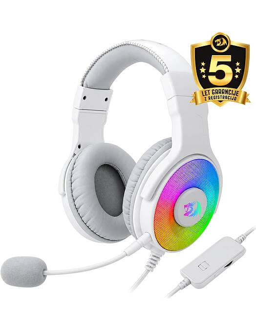 Redragon Pandora 2 H350W-RGB gaming slušalke bele barve