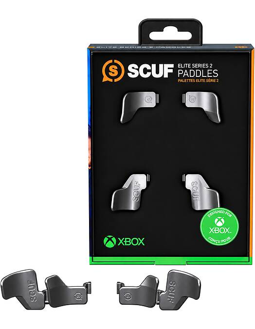 Scuf Elite Series 2 lopatice črne barve za Xbox Elite kontroler Series 1 in 2