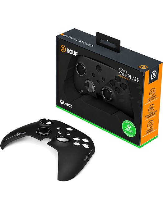 Scuf Instinct zamenljiva sprednja plošča črne barve za Xbox