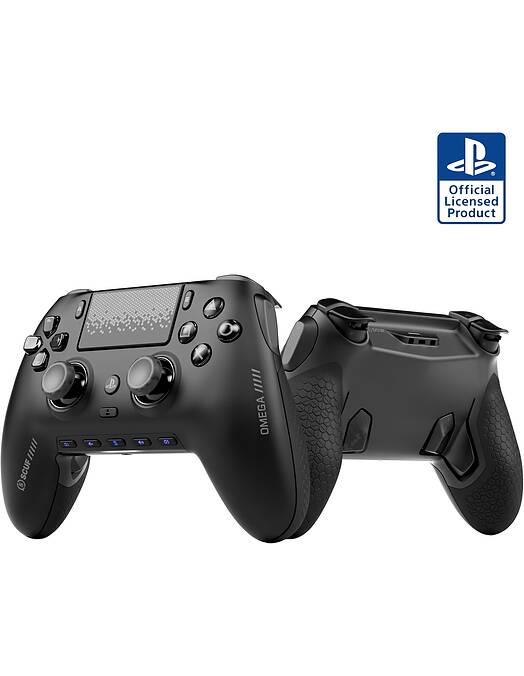 Scuf Omega brezžični igralni plošček črne barve za PS5 in PC