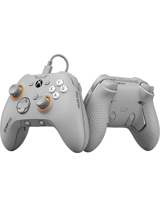 Scuf Valor žični igralni plošček svetlo sive barve za Xbox in PC