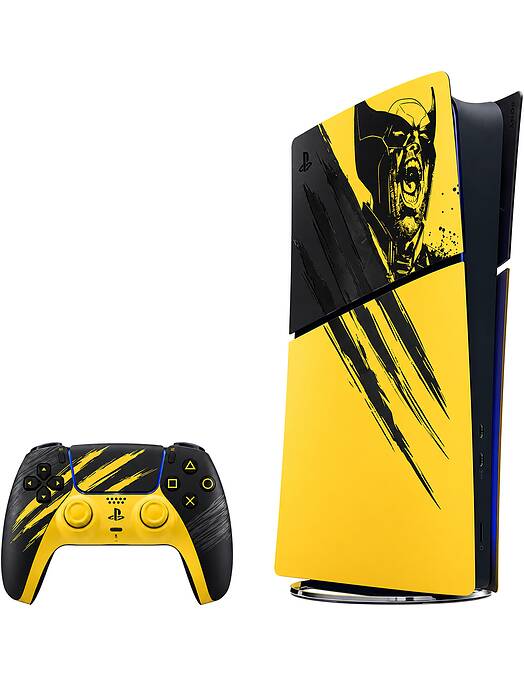 Sony PlayStation 5 825GB Digital Marvels Wolverine Battle Yellow Limited Edition z igro