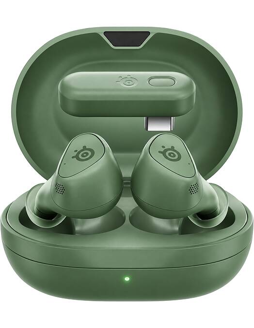 SteelSeries Arctis GameBuds Xbox Matcha brezžične ušesne slušalke zelene barve za PC & igralne konzole & mobilne telefone