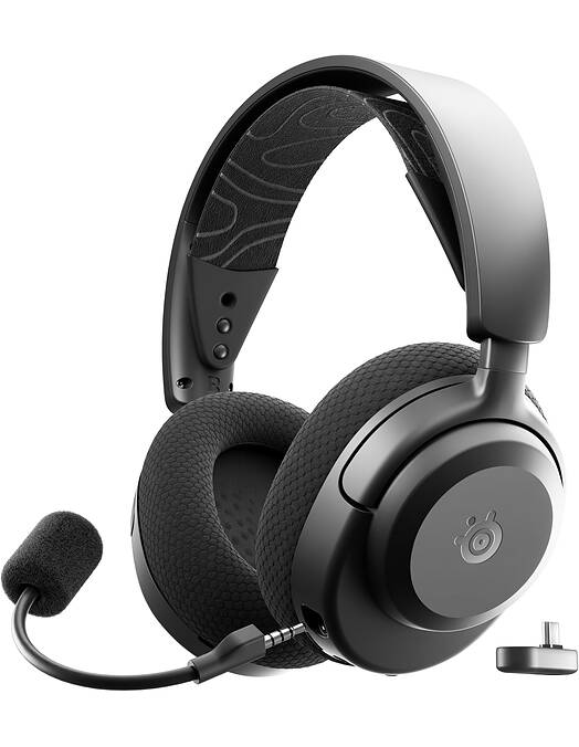 SteelSeries Arctis Nova 3P brezžične igralne slušalke črne barve za PC & PS5 & Switch & mobilne telefone