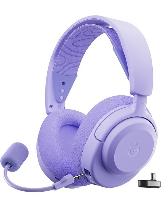 SteelSeries Arctis Nova 3X brezžične igralne slušalke vijolične barve za PC & igralne konzole & mobilne telefone