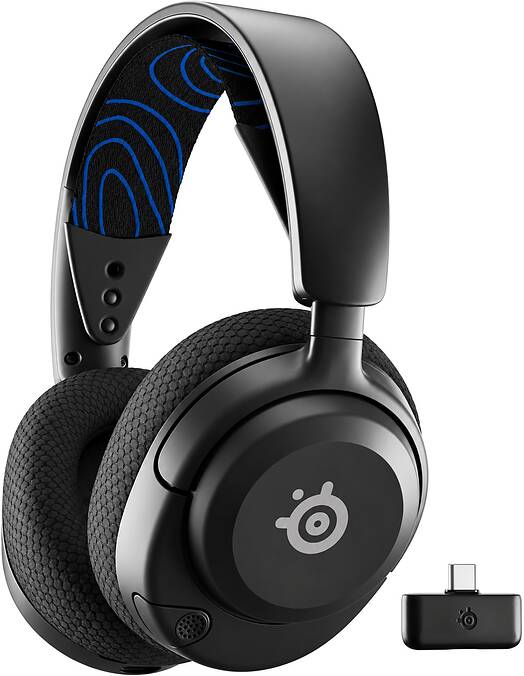 SteelSeries Arctis Nova 5P brezžične igralne slušalke črne barve za PC & PS5 & Switch & mobilne telefone