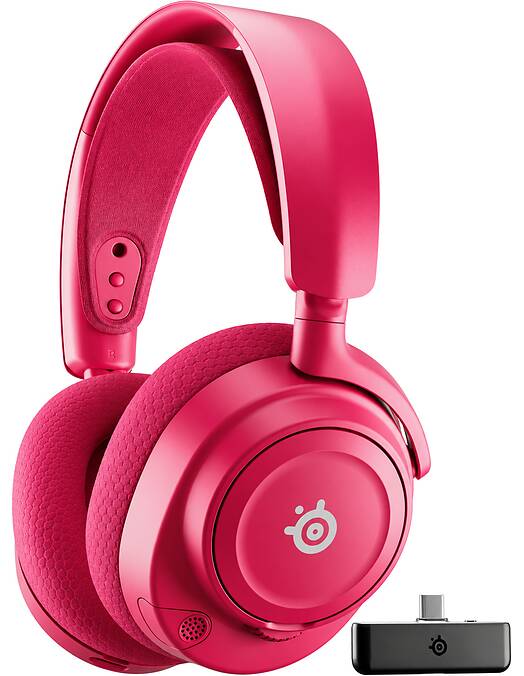 SteelSeries Arctis Nova 7X Gen 2 brezžične igralne slušalke magentne barve za PC & igralne konzole & mobilne telefone