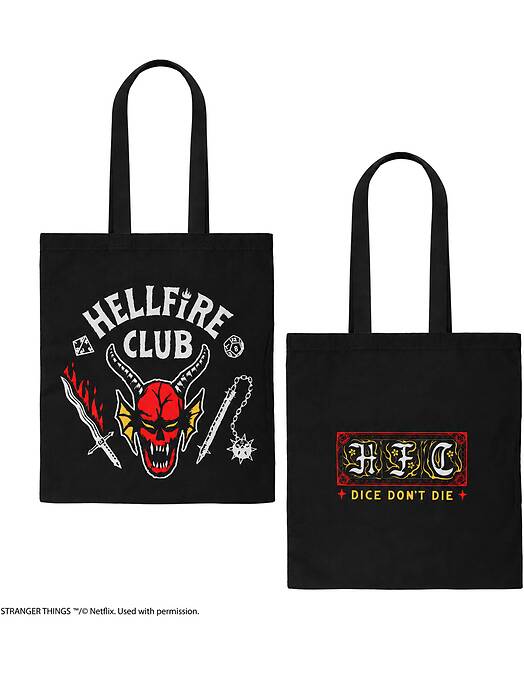 Stranger Things Hellfire Club platnena torba Cinereplicas