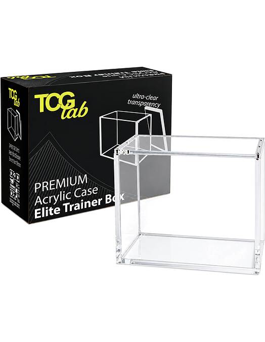 TcgLab Premium magnetna zaščitna škatla iz pleksi stekla za Elite Trainer Box