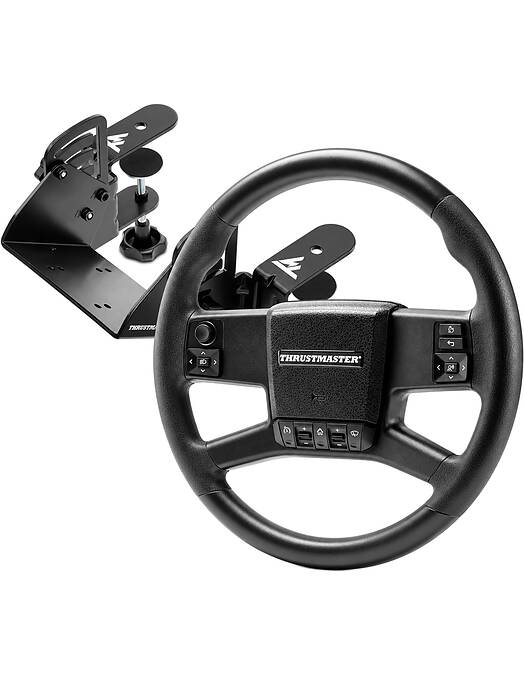 Thrustmaster SimTask Truck-40 Add-On Kit komplet 40cm volana in nosilca za simulatorje tovornjakov za PC & PS5 & PS4 & Xbox