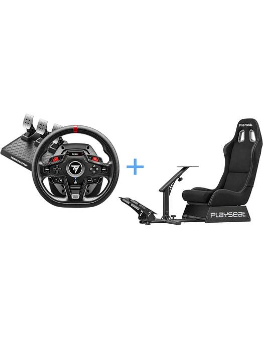 Thrustmaster T248-R dirkalni volan & Playseat Evolution Actifit igralni stol za PC & PS5 & PS4