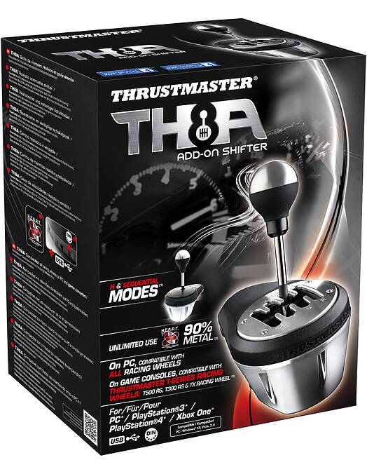 Thrustmaster TH8A Add-On Shifter menjalnik za PC preko USB & volane serije T-GT & T300 & T248 & T150 & T128 & TS-XW & TX & TS-PC & T818