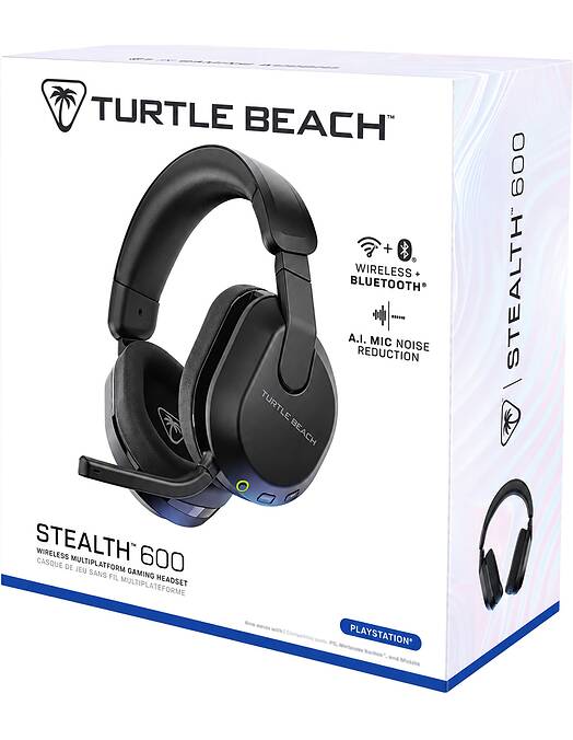 Turtle Beach Stealth 600 Gen 2 USB brezžične igralne slušalke črne barve za PS5 & PS4