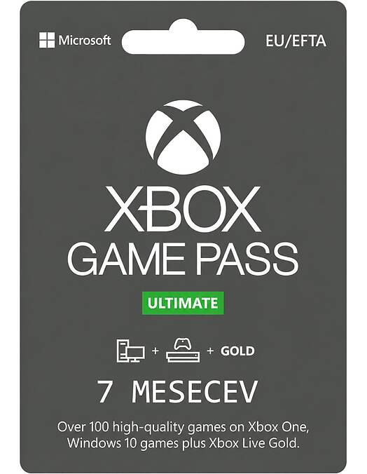Xbox Game Pass Ultimate za 6 mesecev za Xbox One & Xbox Series & PC