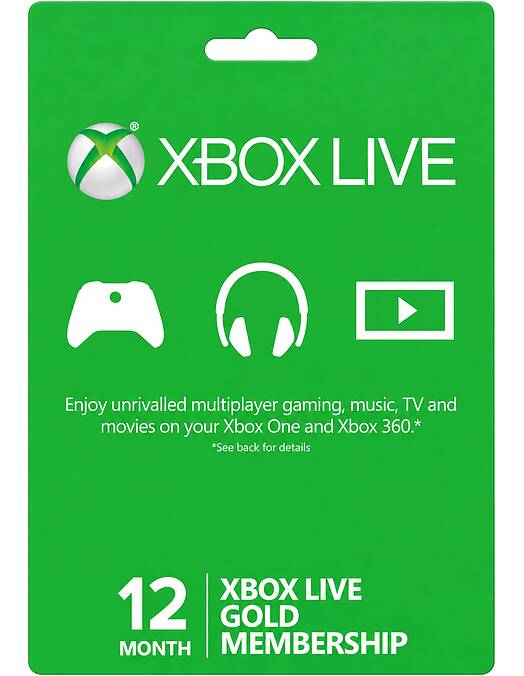 Xbox Live Gold 12 mesecev za Xbox One & Xbox Series