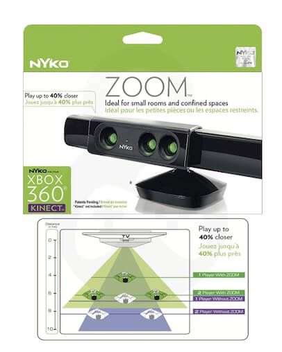 Kinect Zoom dodatek za Kinect senzor