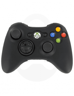 Xbox 360 silikonska prevleka za kontroler, črna
