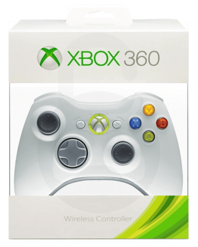 Xbox 360 brezžični kontroler bel (kompatibilni)
