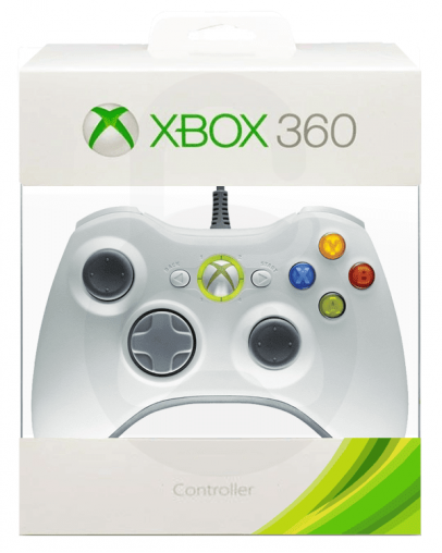 Xbox 360 žični kontroler bel (kompatibilni)