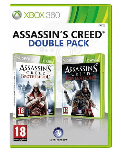 Assassins Creed Brotherhood + Assassins Creed Revelations (XBOX 360) - rabljeno