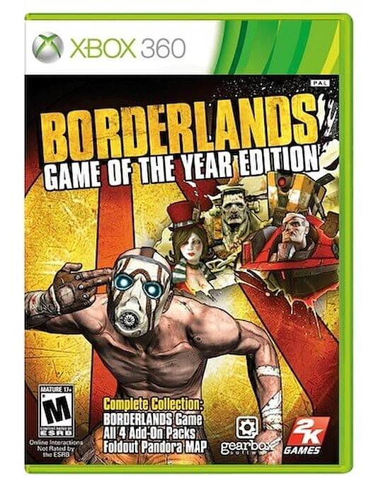 Borderlands Game of the Year Edition (XBOX 360) - rabljeno
