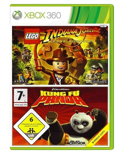 Lego Indiana Jones The Original Adventures + Kung Fu Panda (XBOX 360) - rabljeno