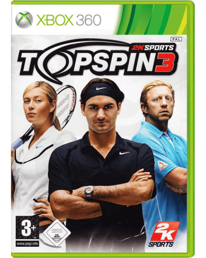 Top Spin 3 (XBOX 360) - rabljeno