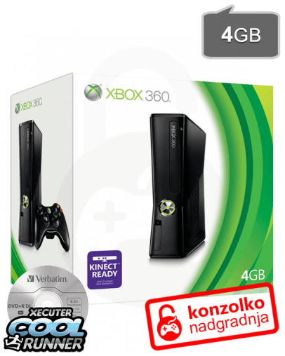 Rabljeno - Xbox 360 Slim (S) 4GB + JTAG/RGH Ultimate + iXtreme LT PRO v4.0 Ultimate