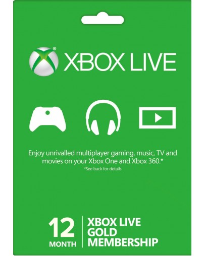 Xbox Live Gold 12 mesecev (XBOX ONE | XBOX SERIES | XBOX 360)