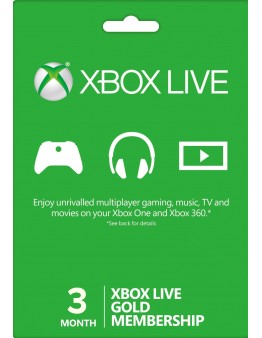 Xbox Live Gold 3 mesece (XBOX ONE | XBOX SERIES | XBOX 360)