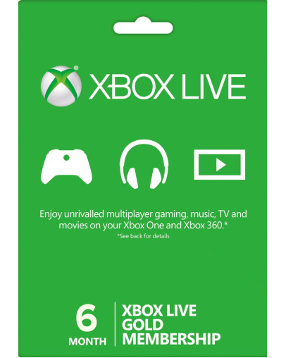 Xbox Live Gold 6 mesecev za XBOX ONE & XBOX SERIES